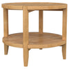 Camillo 3-piece Round Coffee and End Table Set Maple — product view 4
