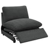 Collins Modular Power Armless Recliner Dark Grey — product view 4