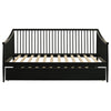 Delgado Windsor Twin Wood Daybed with Trundle Black — product view 4