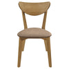 Elowen Wood Dining Side Chair Light Walnut (Set of 2) — product view 4