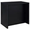 Topanga Engineered Wood Freestanding Home Bar Black — product view 4