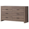 Brantford 6-drawer Dresser Barrel Oak — product view 4