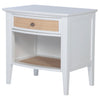 Bexhill 1-drawer Nightstand Bedside Table White — product view 4