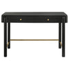 Arini 2-drawer Vanity Desk Makeup Table Black — product view 4