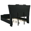 Lorient 5-piece Queen Bedroom Set Black — product view 4