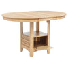 Lavon 5-piece Oval Counter Height Dining Set Light Oak — product view 4