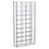 Montara Tempered Glass Wine Storage LED Curio Cabinet Chrome — product view 4