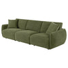 Elysia Fabric Upholstered Modular Lounge Sofa Green — product view 4