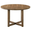 Crestmore 46-inch Round Wood Dining Table Walnut — product view 4