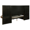 Terrace Queen Wall Panel Storage Bed Ash Brown — product view 4