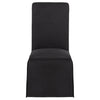 Shawna Upholstered Skirted Side Chair Black (Set of 2) — product view 4
