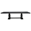 Phelps 7-piece Rectangular Dining Table Set Distressed Noir — product view 4