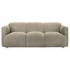 Dorset 3-piece Upholstered Round Track Arm Sofa Set Brown — product view 4