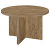 Jamestown Round 47-inch Composite Wood Dining Table Mango — product view 4