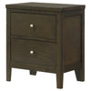 Wilkes 2-drawer Nightstand Bedside Table Dark Cocoa — product view 4