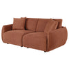 Elysia Fabric Upholstered Modular Lounge Loveseat Coral — product view 4