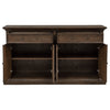 Ridgewell 2-drawer 4-door Dining Server Dark Oak — product view 4