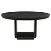 Leandro 7-piece Round Dining Table Set Burnished Black — product view 4