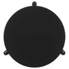 Cordova Round Solid Wood End Table Black — product view 4