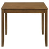 Parkwood 5-piece Square Dining Table Set Honey Brown — product view 4