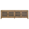Brenham 79-inch 4-door TV Stand Media Console Washed Oak — product view 4