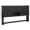 Izzy Upholstered King Panel Headboard Sand — product view 4