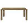 Castlewood 5-piece 71-inch Rectangular Dining Set Brown Oak — product view 4
