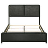 Cavelle 51-inch Upholstered Queen Panel Bed Black — product view 4
