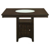 Gabriel 5-piece Square Counter Height Dining Set Cappuccino — product view 4