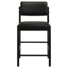 Kehoe Upholstered Counter Height Chair Black (Set of 2) — product view 4