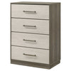 Fenwick 4-drawer Chest of Drawers Grey Oak — product view 4