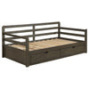 Sorrento 2-drawer Twin XL Daybed with Extension Trundle Grey — product view 4