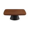 Eason 2-piece Coffee Table Set Walnut and Black — product view 4