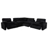 Collins 7-piece Modular Power Reclining Sectional Black — product view 4