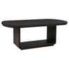 Leandro 78-inch Extension Dining Room Table Burnished Black — product view 4
