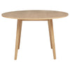 Andrews 5-piece Round Dining Table Set Light Ash and Black — product view 4