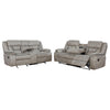 Greer 2-piece Upholstered Reclining Sofa Set Taupe — product view 4