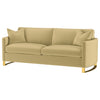Corliss Upholstered Curved Track Arm Sofa Camel — product view 4