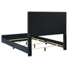 Ines 5-piece Queen Bedroom Set Navy and White High Gloss — product view 4