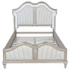 Evangeline Wood Queen LED Panel Bed Silver Oak — product view 4