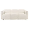 Dorset 2-piece Upholstered Round Track Arm Sofa Set White — product view 4