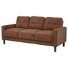 Bowen II Fabric Upholstered Track Arm Sofa Rust — product view 4
