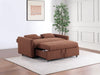 Portland Boucle Upholstered Sleeper Sofa Bed Copper — product view 4