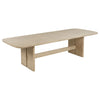 Kailani 110-inch Rectangular Wood Dining Table Beige Oak — product view 4