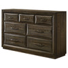 Atlas 7-drawer Bedroom Dresser Cabinet Dark Oak — product view 4