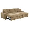 Pastrana Upholstered Sleeper Sectional Sofa RAF Chaise Camel — product view 5