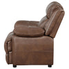 Ellington Upholstered Padded Arm Accent Chair Dark Brown — product view 5