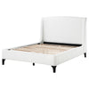 Mosby Upholstered Queen Wingback Bed Snow — product view 5