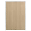 Ines 5-drawer Bedroom Chest of Drawers White High Gloss — product view 5