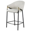 Chadwick Fabric Upholstered Counter Chair Beige (Set of 2) — product view 5